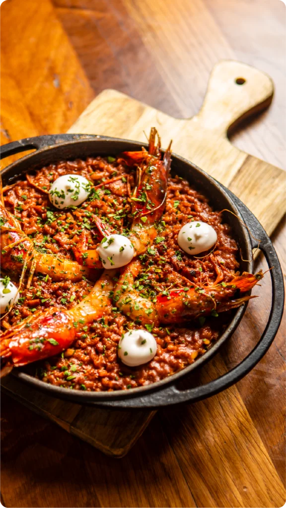 restaurante la caña palma paella arroz gambas