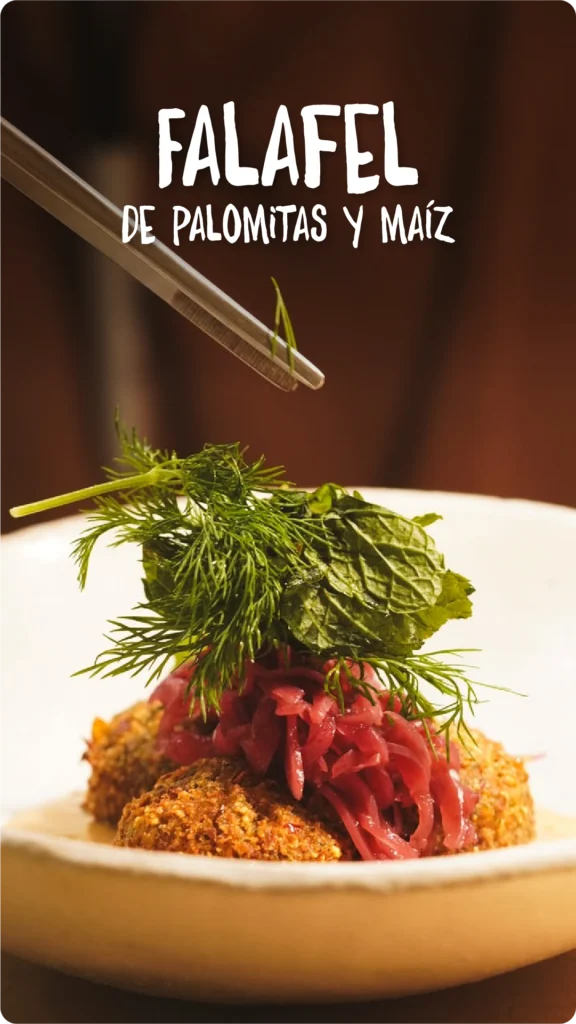 restaurante dôme palma- falafel vegetariano